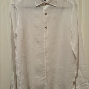 Robert Graham Linen Men's Button Down Shirt